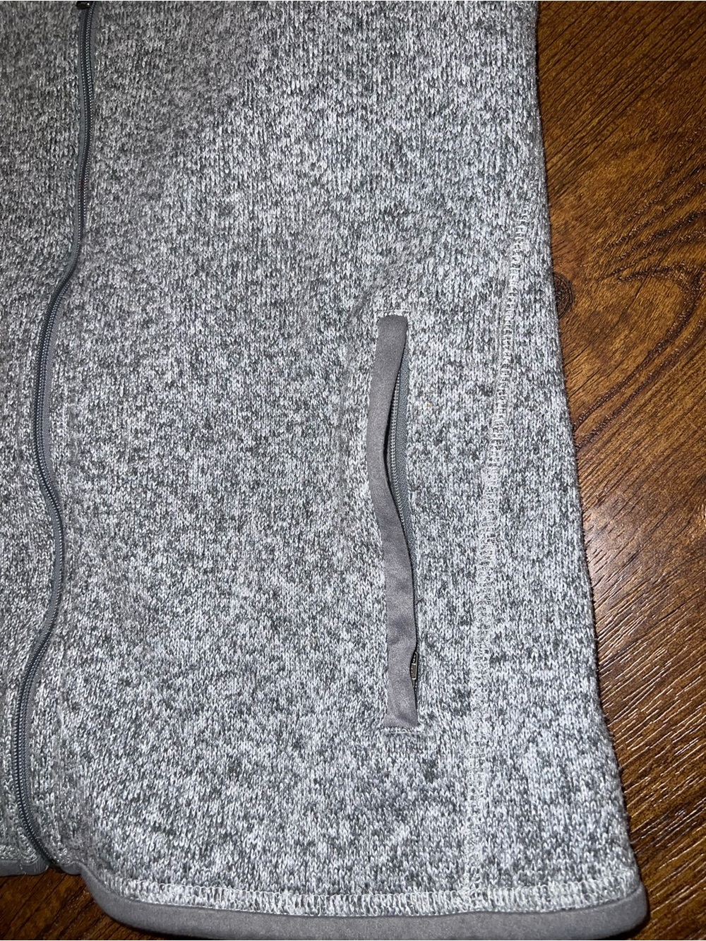 Patagonia Better Sweater Fleece Zip Up Vest Heathered Gray Outdoors Cozy Size M - Picture 6 of 12